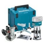 Makita DRT50ZKit 18v LXT Cordless 1/4" Router Kit Inc. 195563-0 Plunge Base