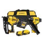 DeWalt DCK246P2 18v XR Brushless Twin Nailer Kit DCN930 & DCN660 inc 2 x 5.0AH Batteries