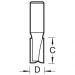 Trend TR12 X 1/4" Shank 12mm 2 Flute Long Reach Cutter - Image 2