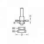 Trend C152X1/4TC Biscuit jointer set - Image 2