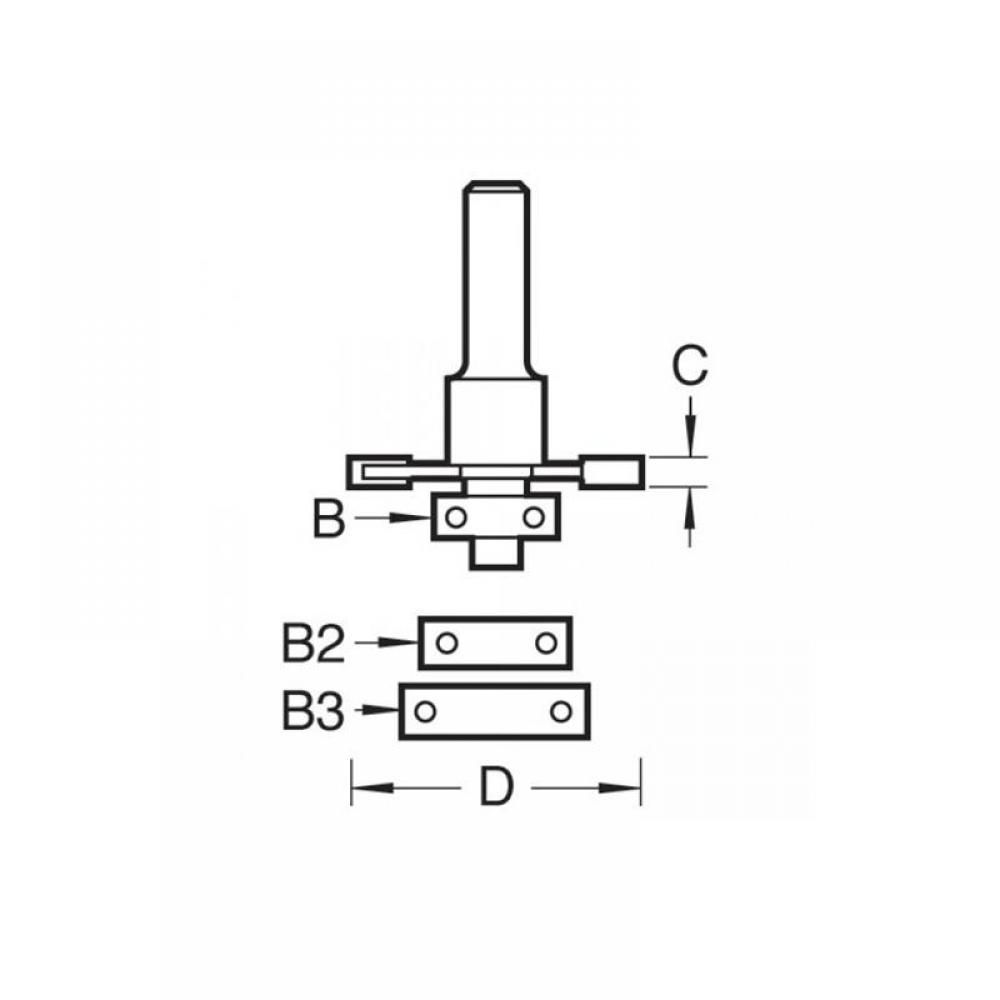 Trend C152X1/4TC Biscuit jointer set - Image 2