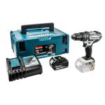 Makita DHP482T1JW 18v LXT White Cordless Combi Drill Kit Inc 1x5.0AH