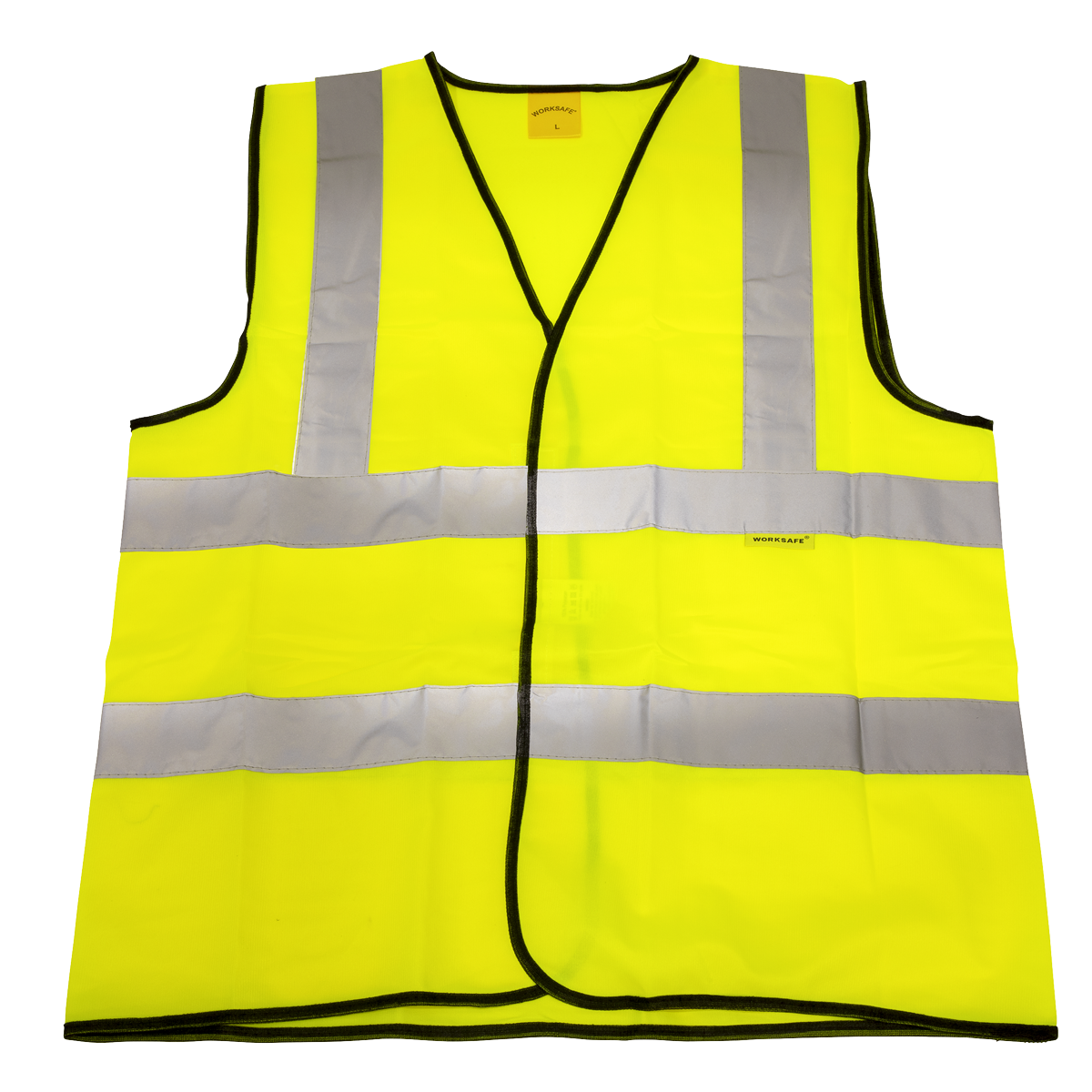 9804l.v2_dfc0894871 Sealey Safety Clothing | Hi-Vis Waistcoat Yellow - Medium Hi-Vis Waistcoat Yellow - LargeHi-Vis Waistcoat Yellow - Extra Large