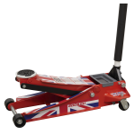 Sealey 2001LEU 2.25 Tonne Low Entry Trolley Jack With Rocket Lift (Union Flag) - Image 3