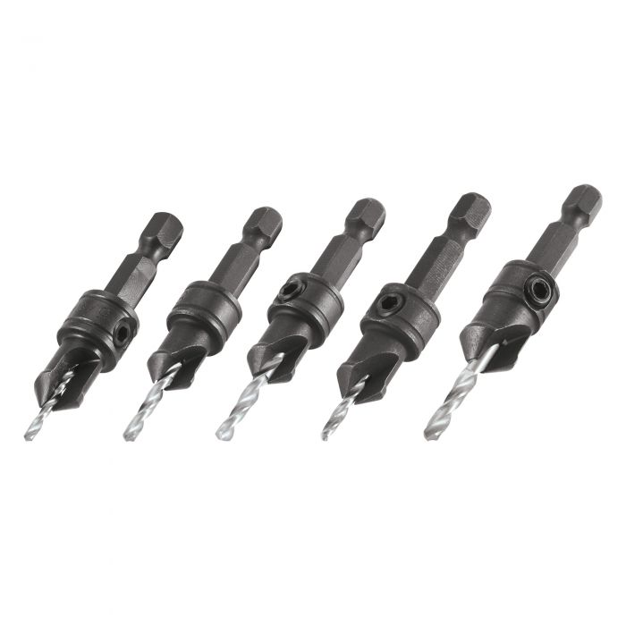 5027654073629_qr_cs_set_3d1 Trend QR/CS/Set Quick Release Drill & Countersink Set - 5 Piece - Image 1