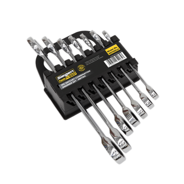Sealey Ratchet Spanner Set Metric