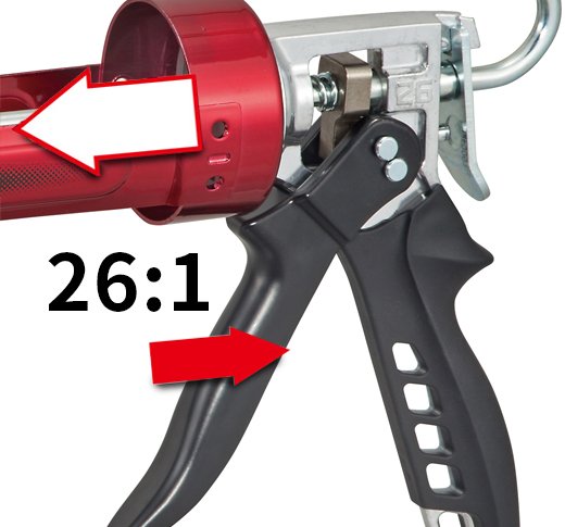 Tajima Convoy Super 26 Heavy Duty Caulking Gun - Image 4