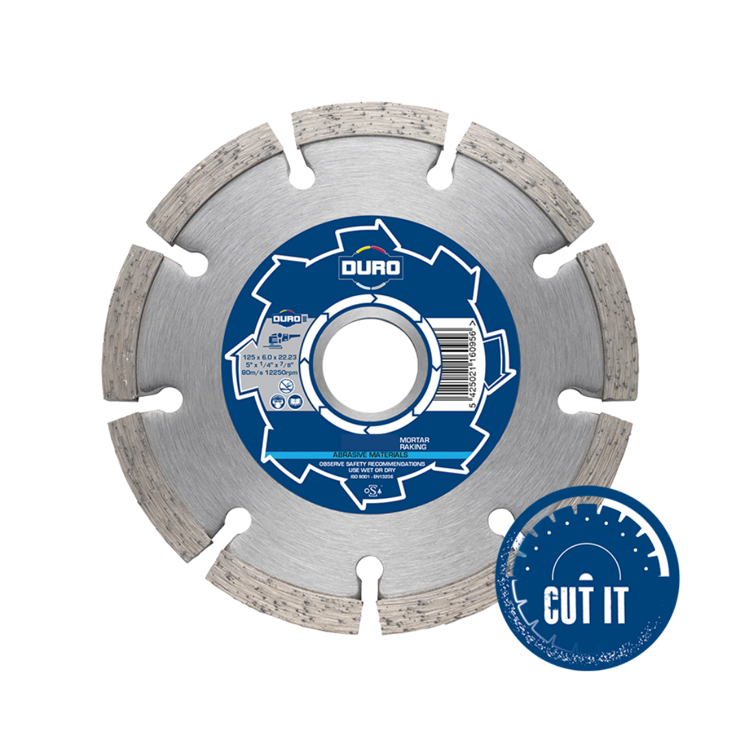 115DSM Duro 115DSM Diamond Mortar Raking Blade - 115mm / 4½" - Image 1