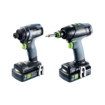 Festool 577437 TID 18 4.0 I-Set T18 18V Impact Driver & Drill Set Organiser Edition - Image 2