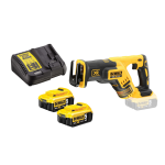 DeWalt DCS367P2 18v XR Brushless Reciprocating Saw Kit Inc. 2x5.0AH Batteries