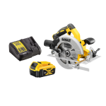 DeWalt DCS570 18v XR 184mm Brushless Circular Saw with 1 x 5.0AH Battery