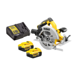 DeWalt DCS570 18v XR 184mm Brushless Circular Saw with 2 x 5.0AH Battery