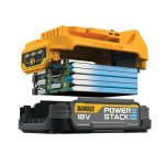 DeWalt DCBP034 18v 1.7AH XR Compact Powerstack Battery Twin Pack - Image 5