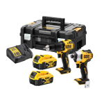DeWalt DCK2062M2T 18v XR Brushless Combi Drill & Impact Driver Kit 2x4.0ah Batteries