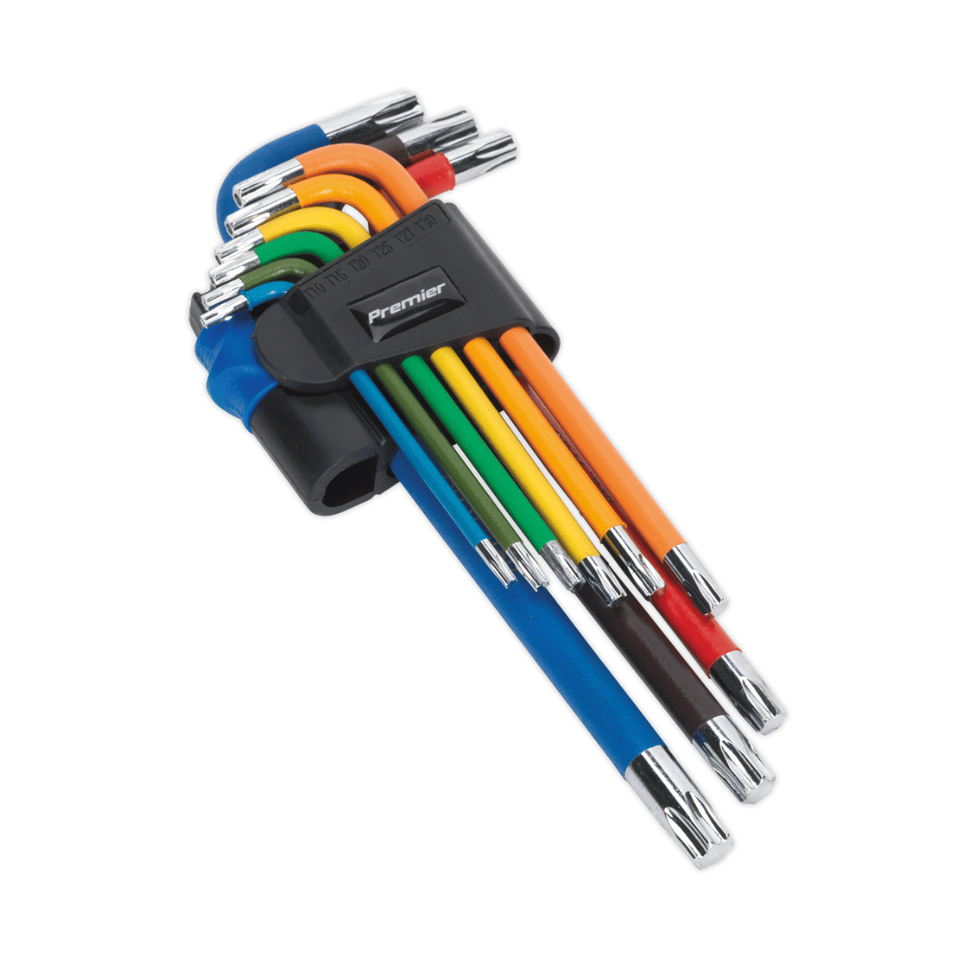 AK7193 Sealey AK7193 Premier Long Torx Star Key Set - 9 Piece - Image 1