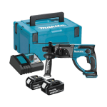 Makita DHR202RTJ 18v LXT Cordless SDS+ Hammer Drill Kit Inc 2x5.0AH