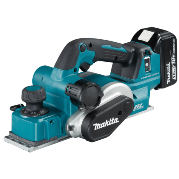 Makita DKP181RTJ 18v AWS Cordless Brushless Planer Inc 2 x 5.0ah Batteries & Charger