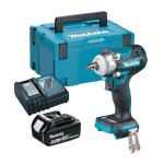 Makita DTW300T1J 18v LXT Brushless 1/2" Impact Wrench Kit with 1 x 5.0AH Battery