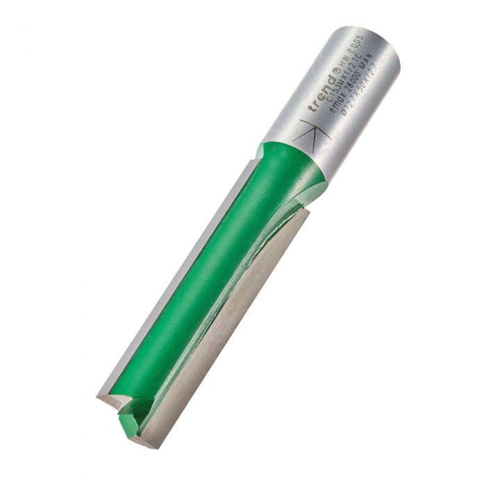 straight flute 12 Trend C004X1/2TC Two Flute Cutter 5mm diameter - Image 1