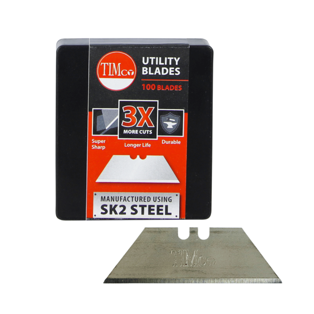 Timco Utility Knife Blades Pack 100 - Image 1