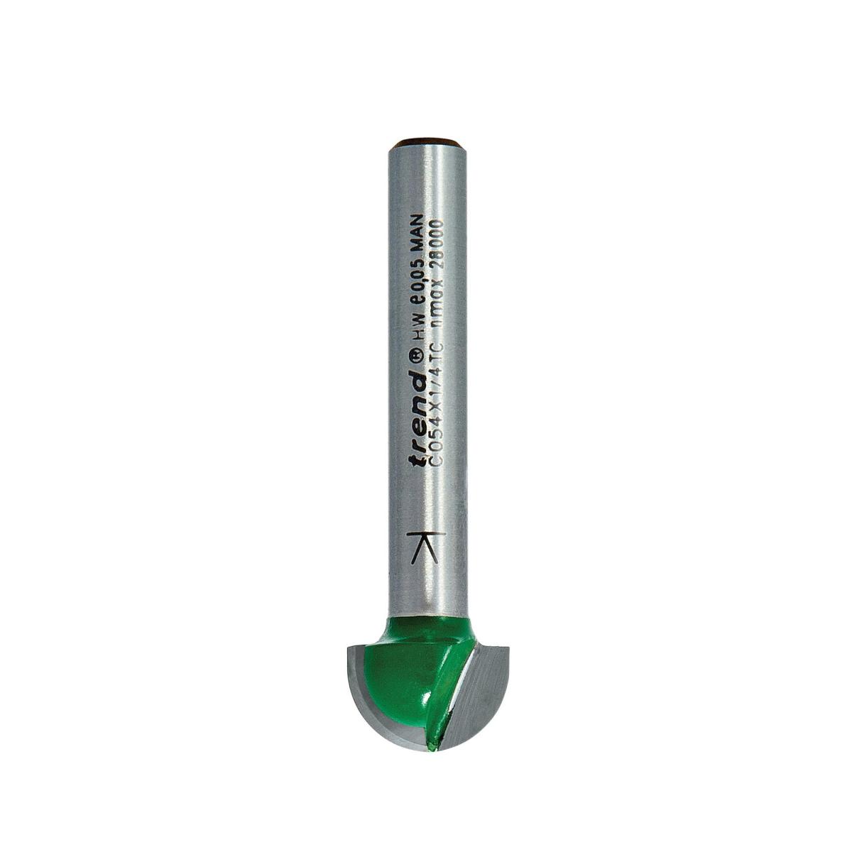 Trend C054X1/4TC Radius 6.3mm radius x 12.7mm diameter - Image 1