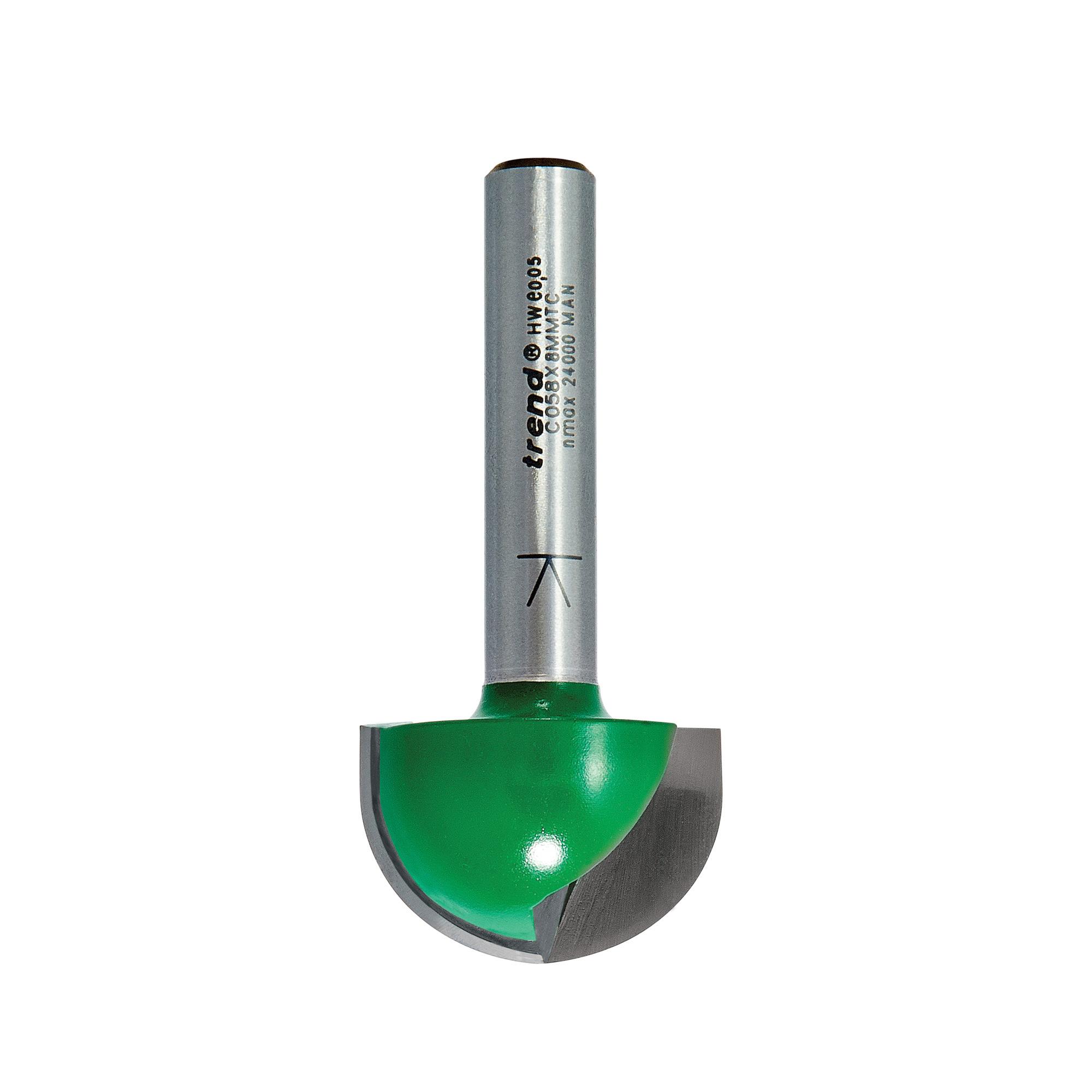 c058x8mmtc_2d1 Trend C058X8MMTC Radius 12.7mm radius x 25.4mm diameter - Image 1