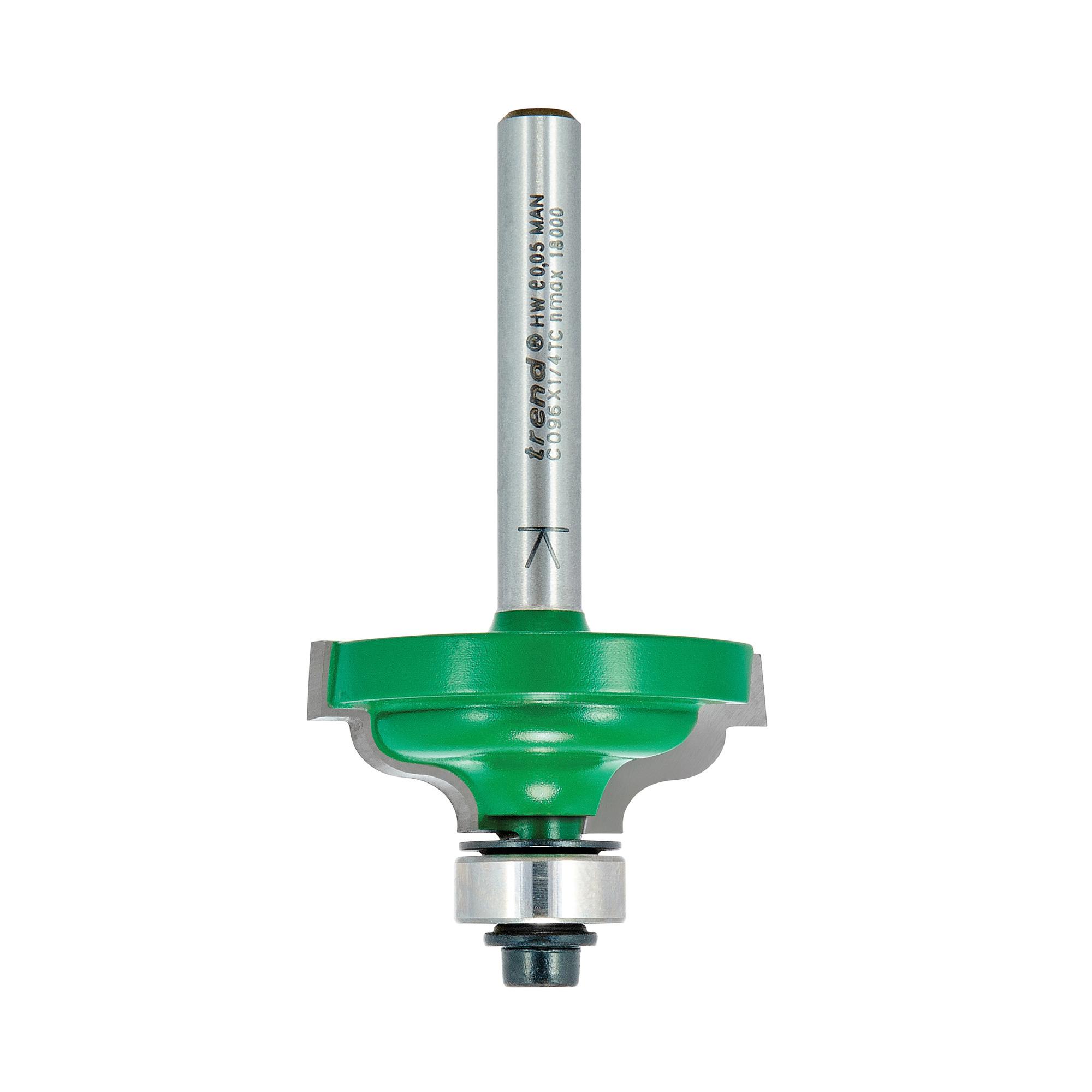 c096x1_4tc_2d1 Trend C096X1/4TC Self guided ogee quirk 4mm radius - Image 1