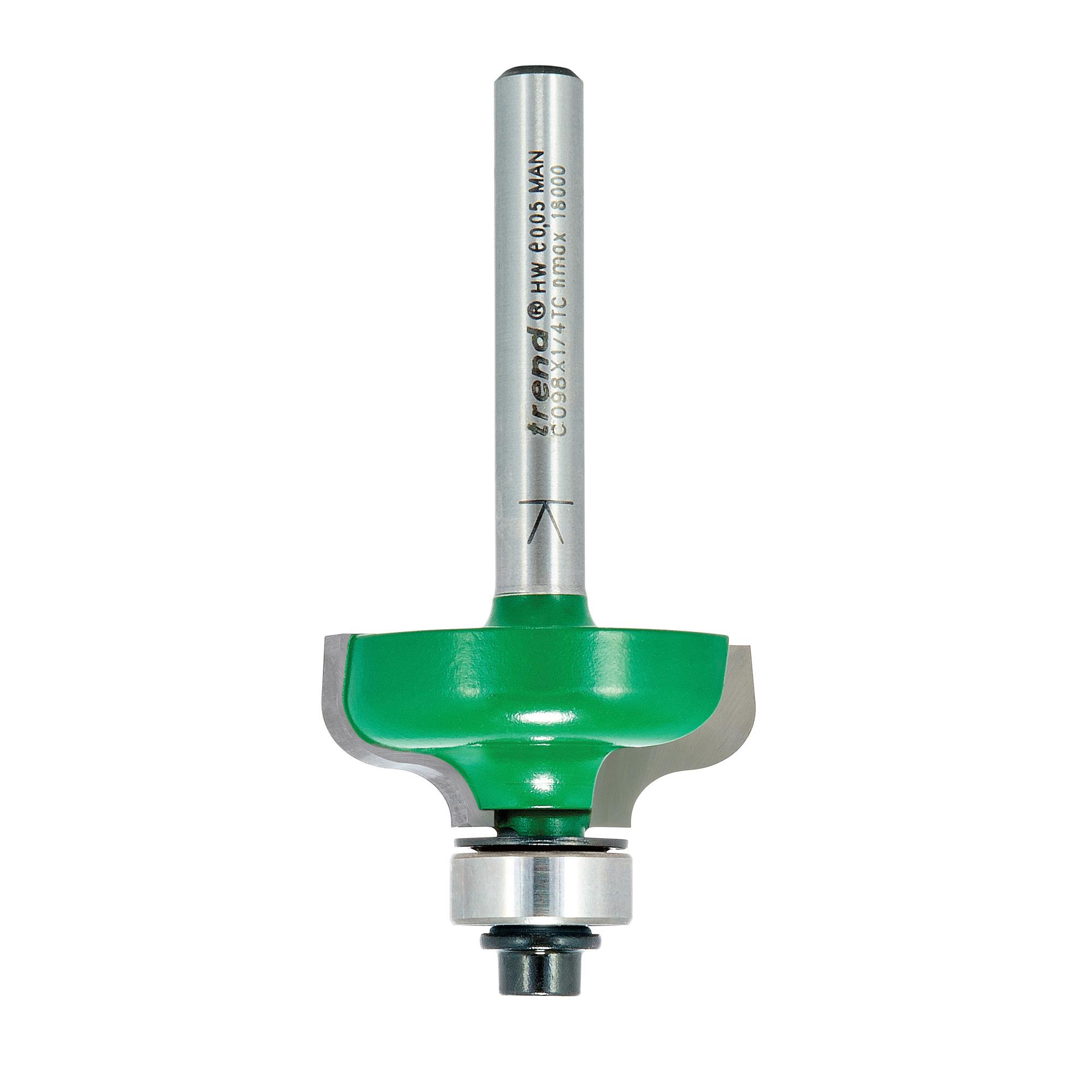 Trend C098X1/4TC Self guided ogee 5mm radius - Image 1