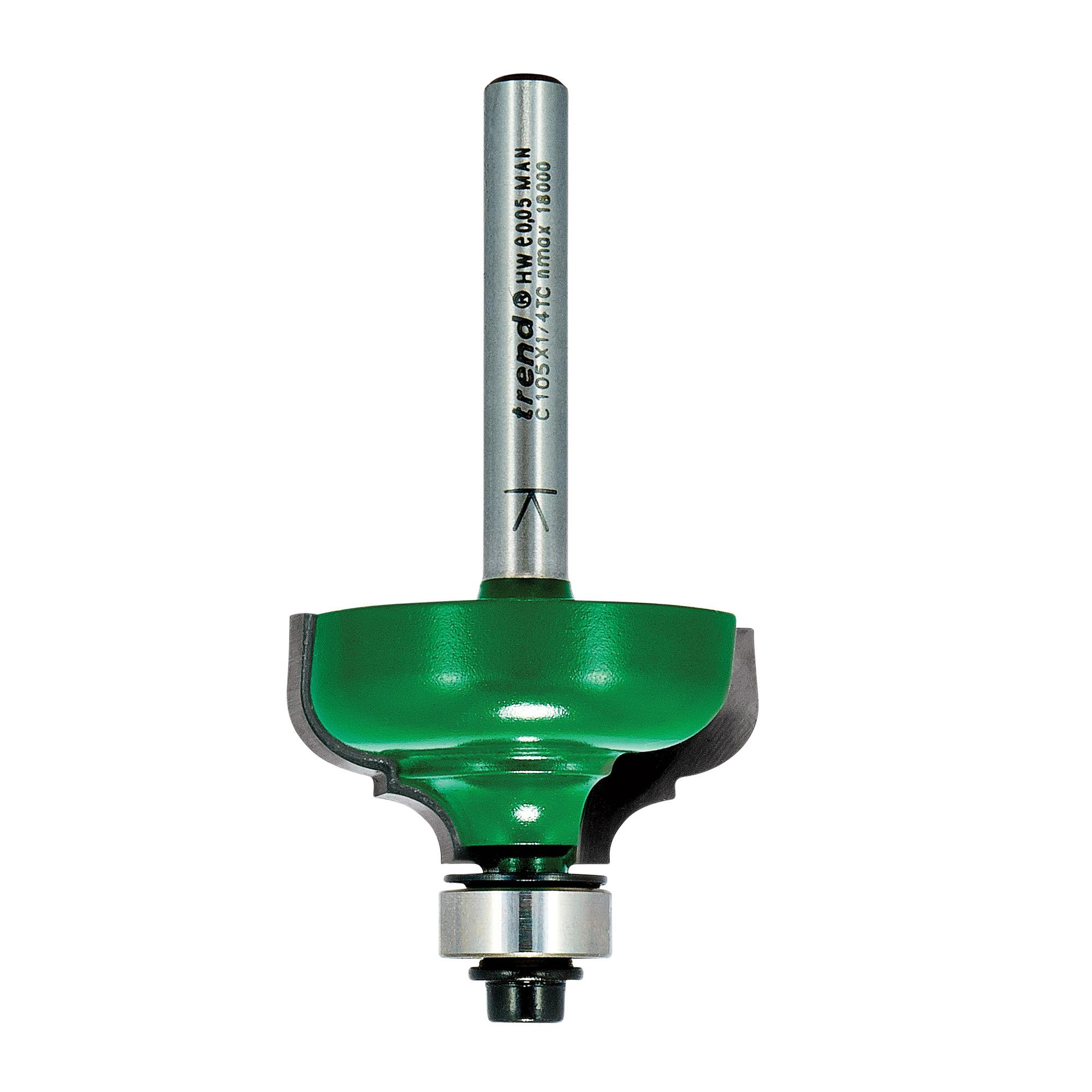 c105x1_4tc_2d1 Trend C105X1/4TC Self guided broken ogee quirk R6.3mm - Image 1