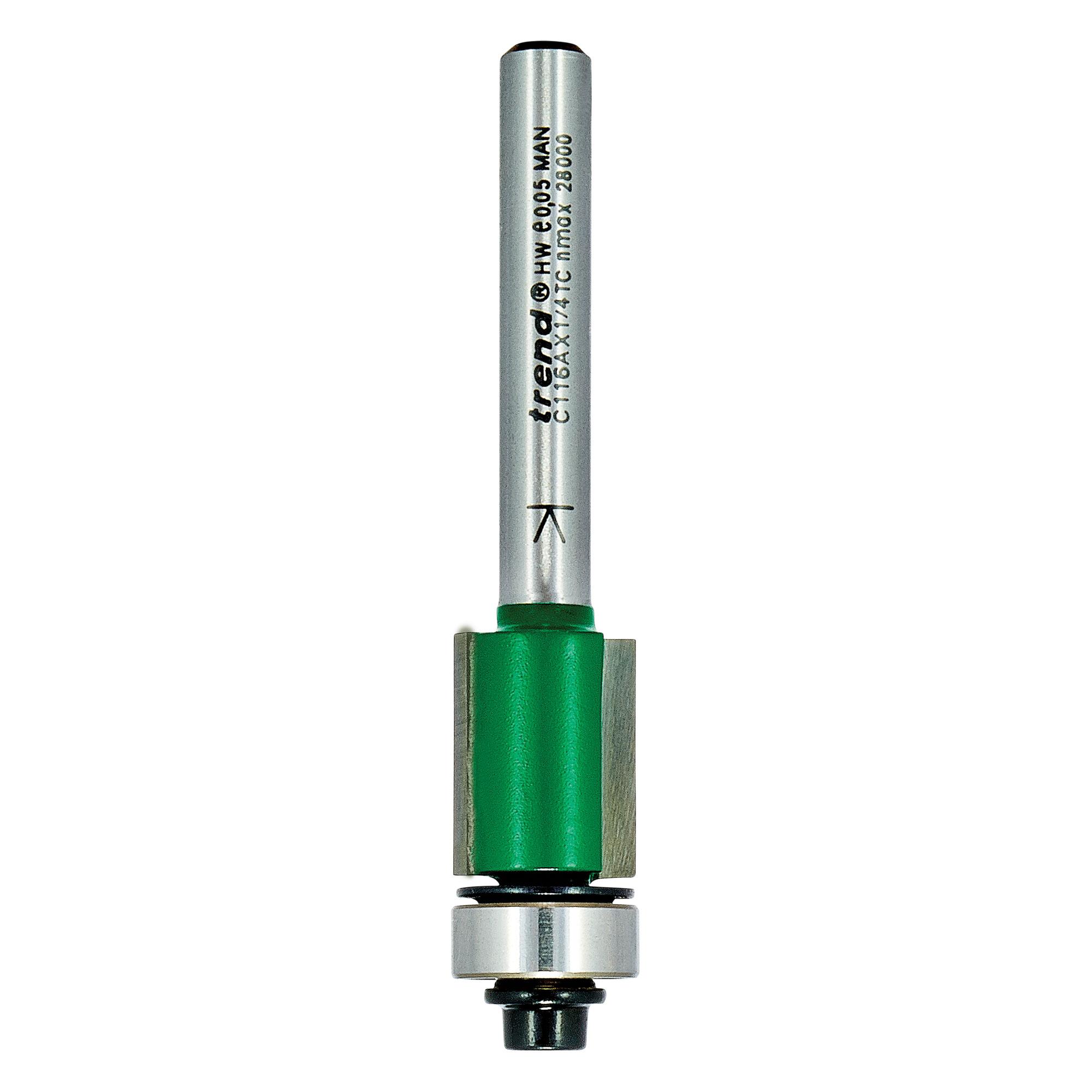 Trend C116AX1/4TC Self guided trimmer 12.7mm diameter - Image 1
