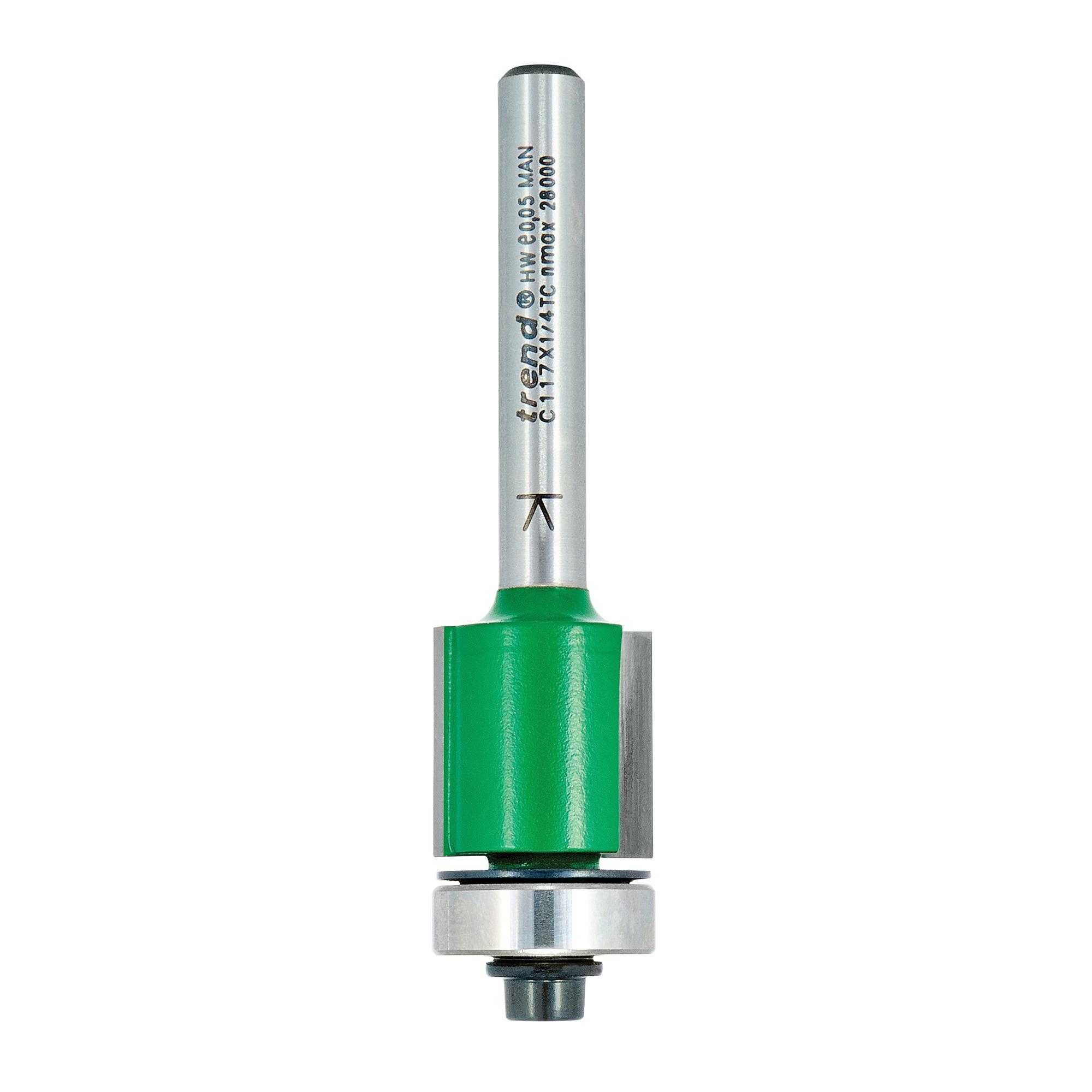 Trend C117X1/4TC Guided trimmer 15.9mm diameter - Image 1