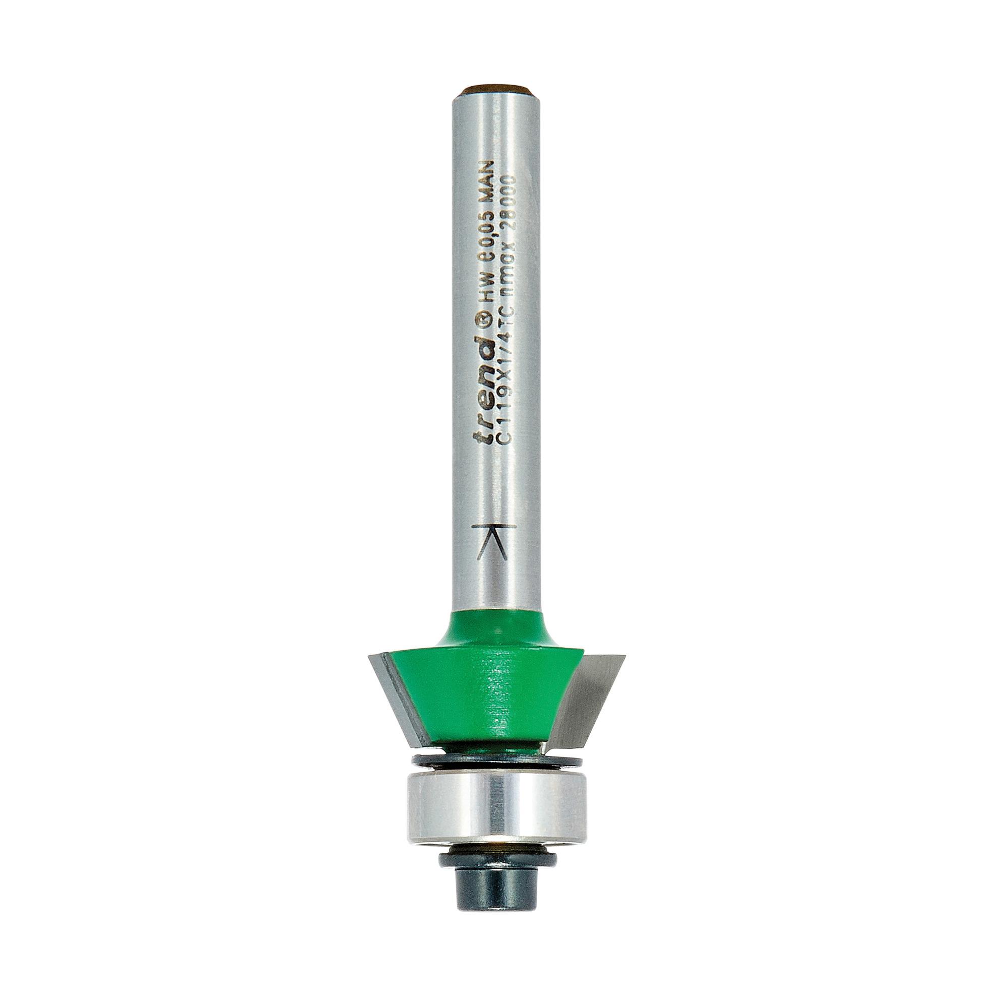 c119x1_4tc_2d1 Trend C119X1/4TC Self guided bevel trim angle=65 degrees - Image 1