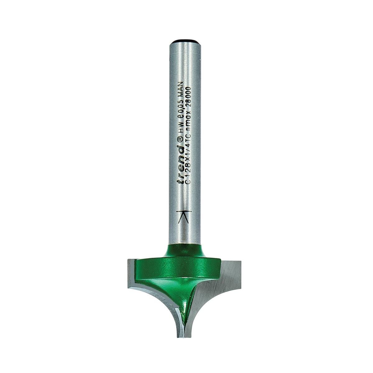 Trend C128X1/4TC Rounding over 9.5mm radius x 22.2mm cut - Image 1