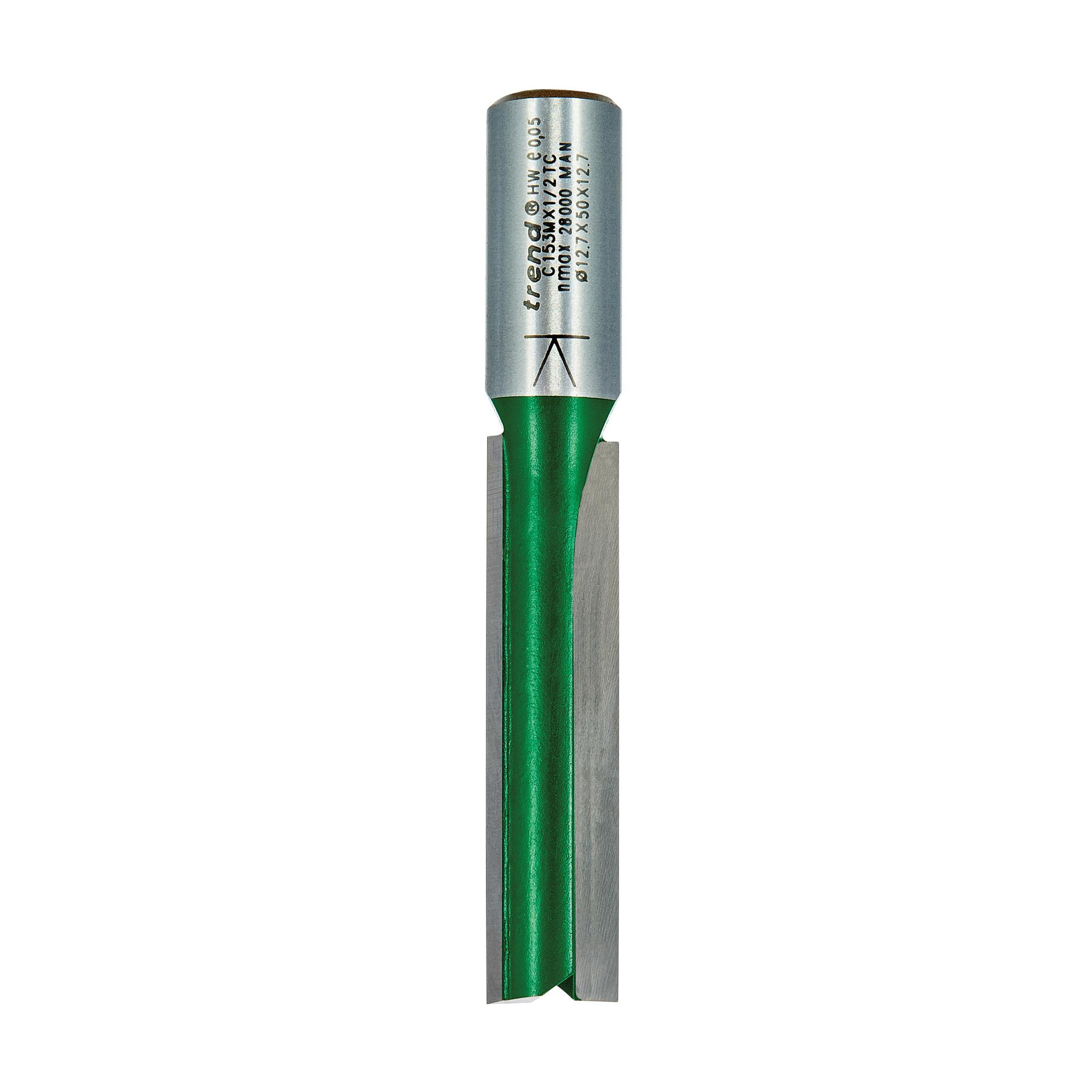 c153mx1_2tc_2d1 Trend C153MX1/2TC Two flute cutter 12.7mm diameter - Image 1
