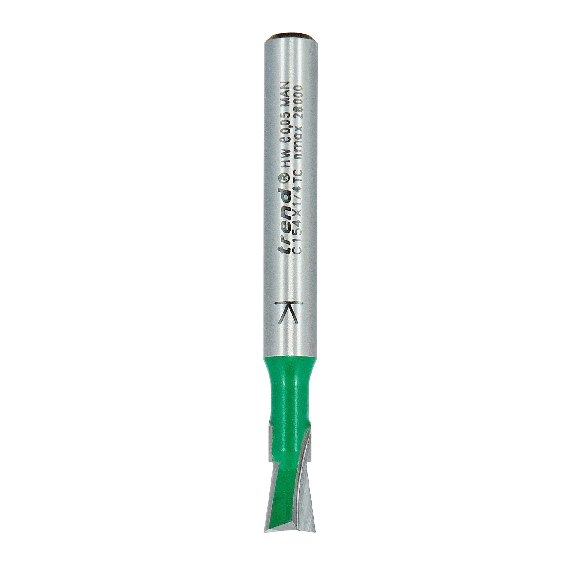 c154x1_4tc_2d1 Trend C154X1/4TC Dovetail 6.0mm diameter x 98 degrees two flute - Image 1