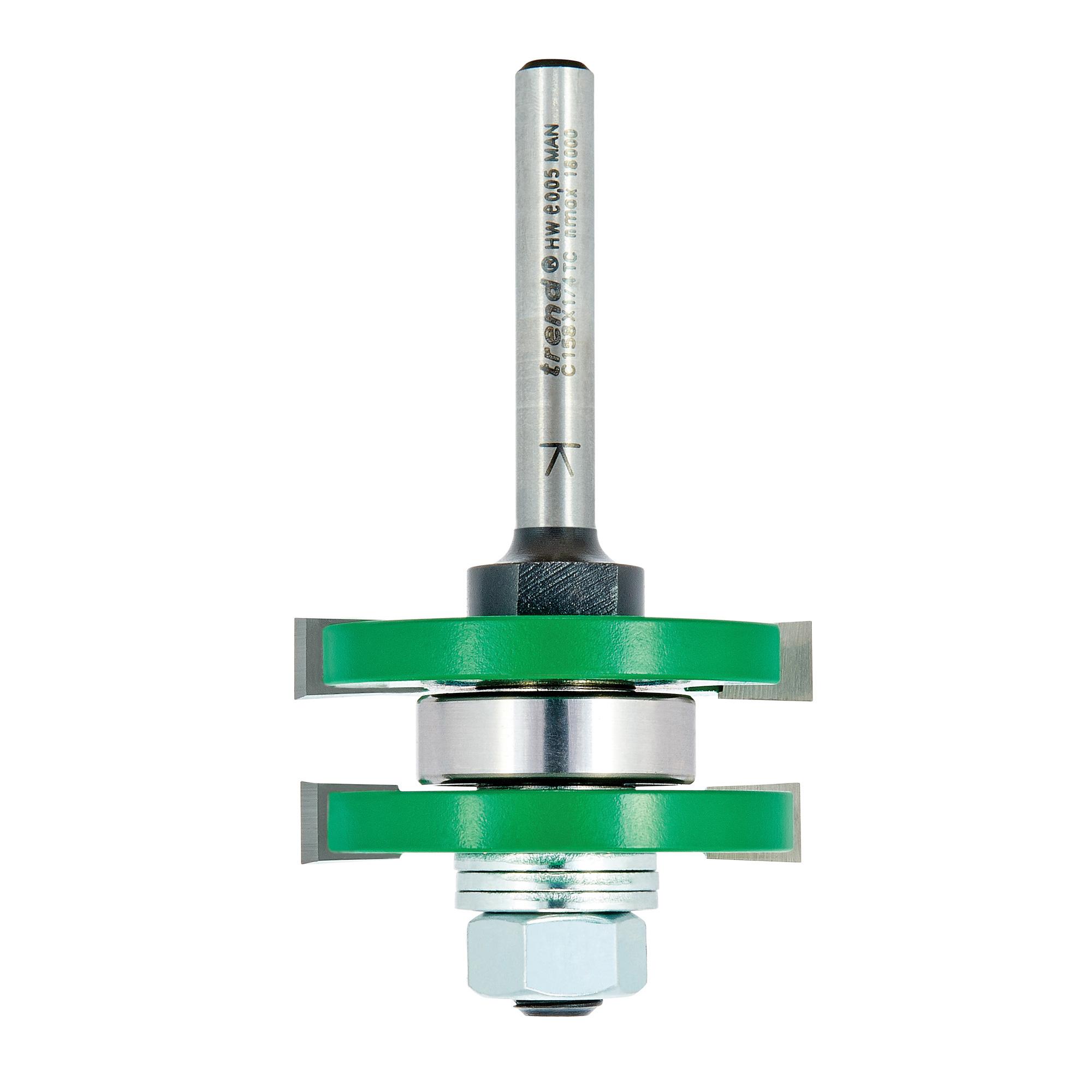 c158x1_4tc_2d1 Trend C158X1/4TC Tongue and groover set 41mm diameter - Image 1