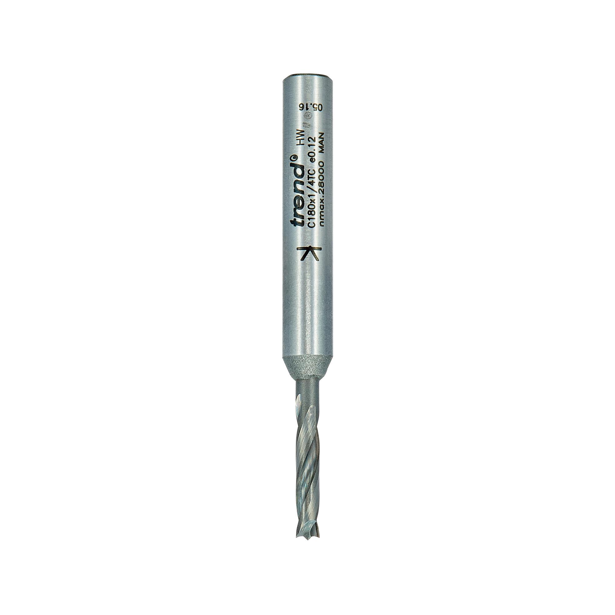 c180x1_4tc_2d1 Trend C180X1/4TC Dowel drill 3mm x 14mm cut - Image 1