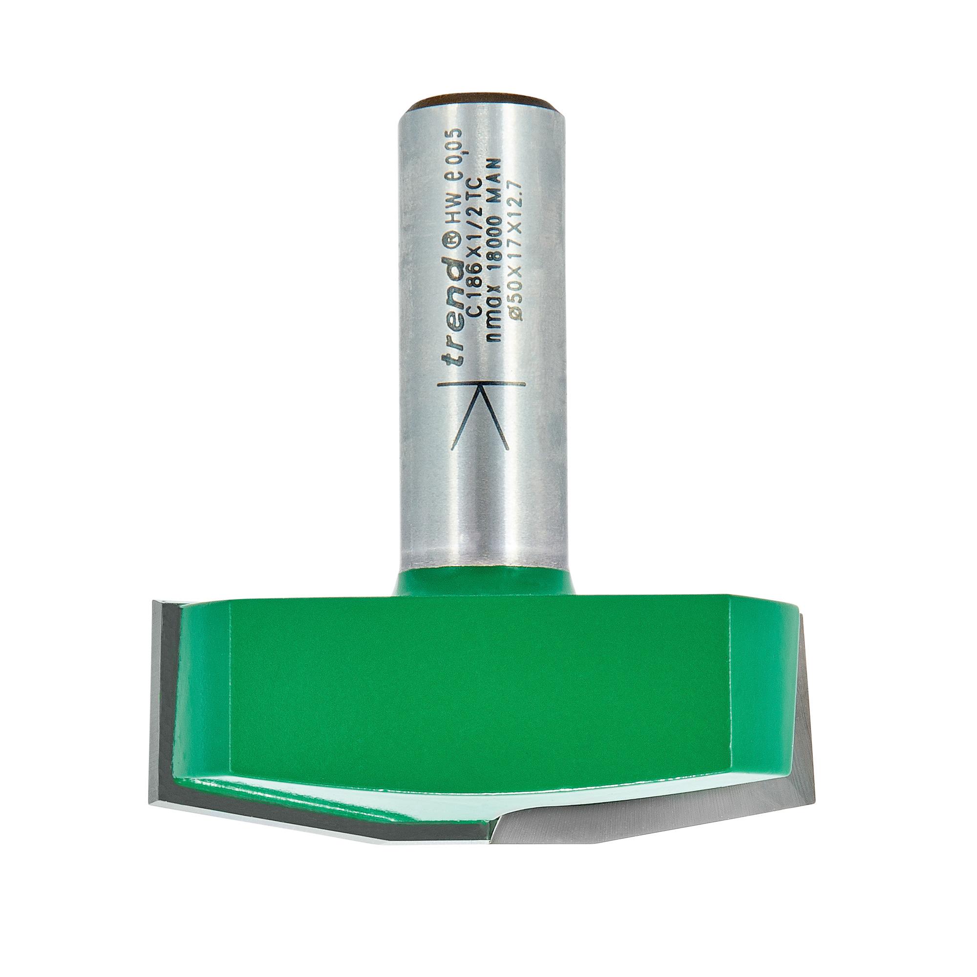 c186x1_2tc_2d1 Trend C186X1/2TC Bevel panel raiser 10 degrees 50mm diameter - Image 1