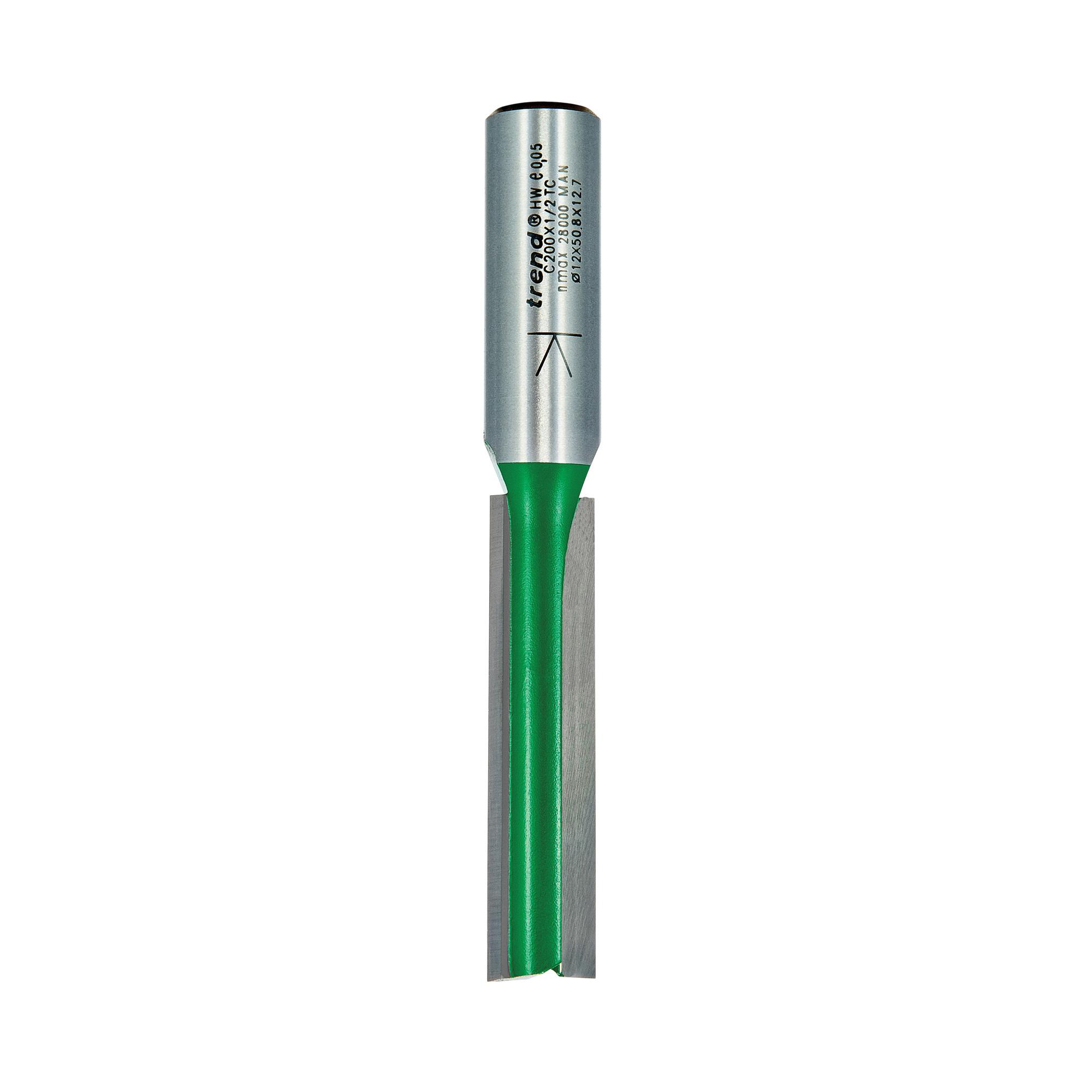 c200x1_2tc_2d1 Trend C200DX12MMTC Two flute cutter 12mm diameter - Image 1