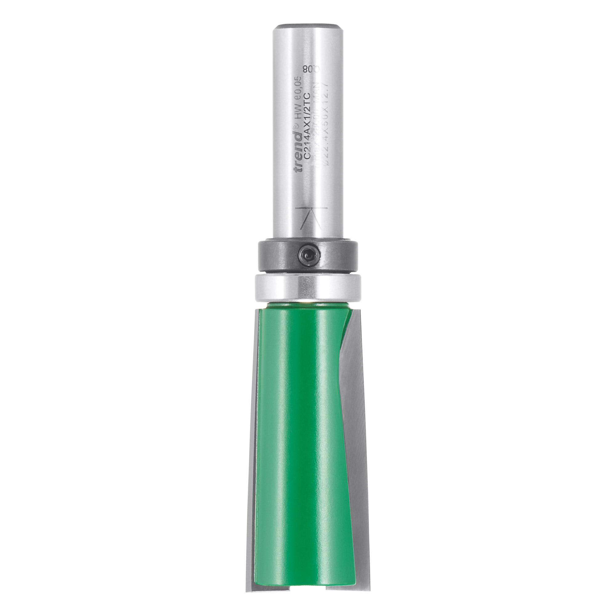 Trend C214AX1/2TC 1/2"  Bearing Guided 2 Degree Undercut 22.5mm dia x 50mm cut depth - Image 1