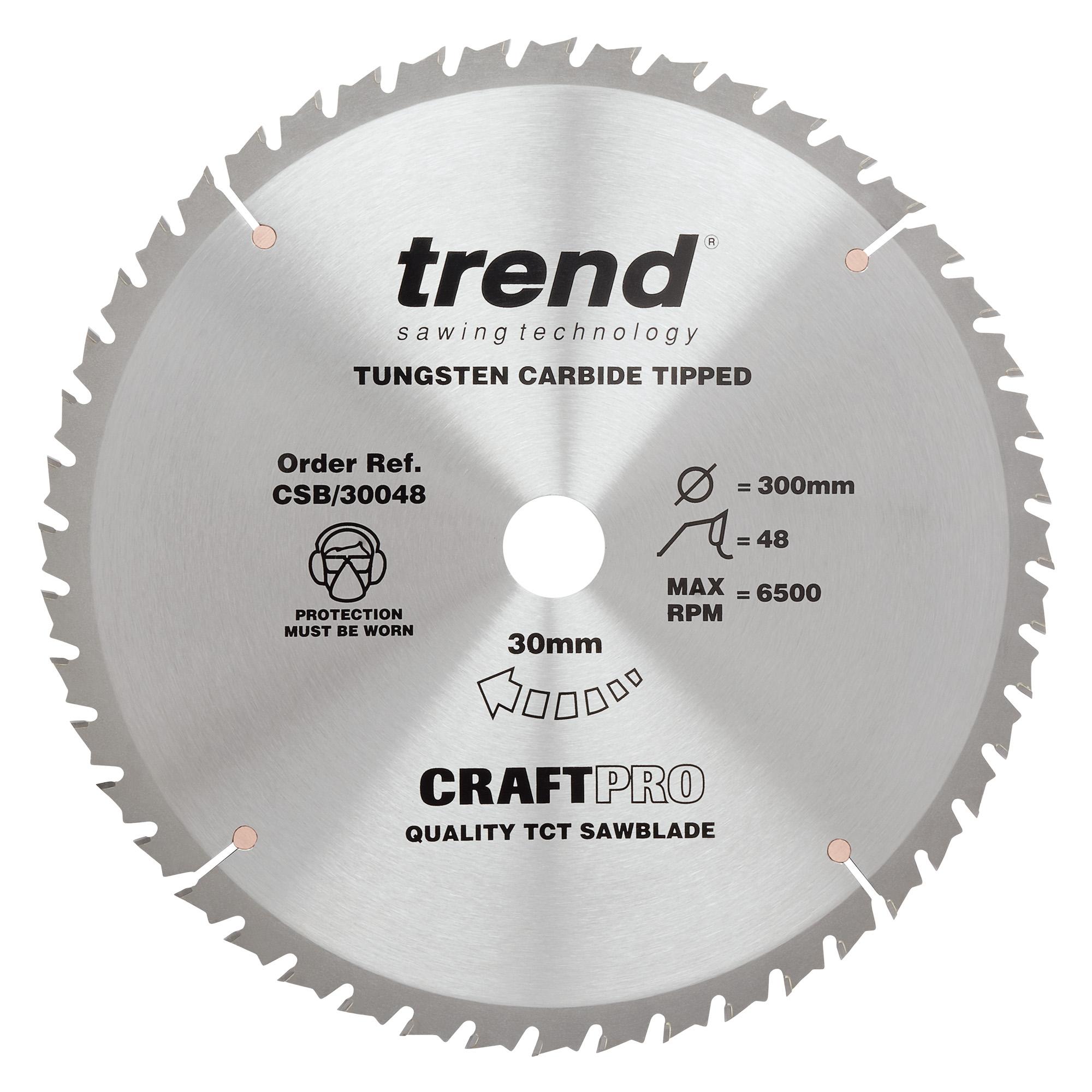 csb_30048_main Trend CSB/30032 Craft saw blade 300mm x 32 teeth x 30mm - Image 1