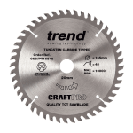 Trend CSB/PT16548 Plunge Saw Blade 165mm x 20mm x 48T 3pack - Image 2