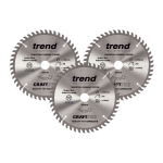 Trend CSB/PT16548 Plunge Saw Blade 165mm x 20mm x 48T 3pack