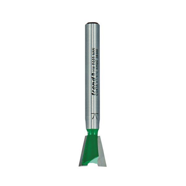 Trend C041AX1/4TC Dovetail cutter angle=104 degrees 12.7mm diameter