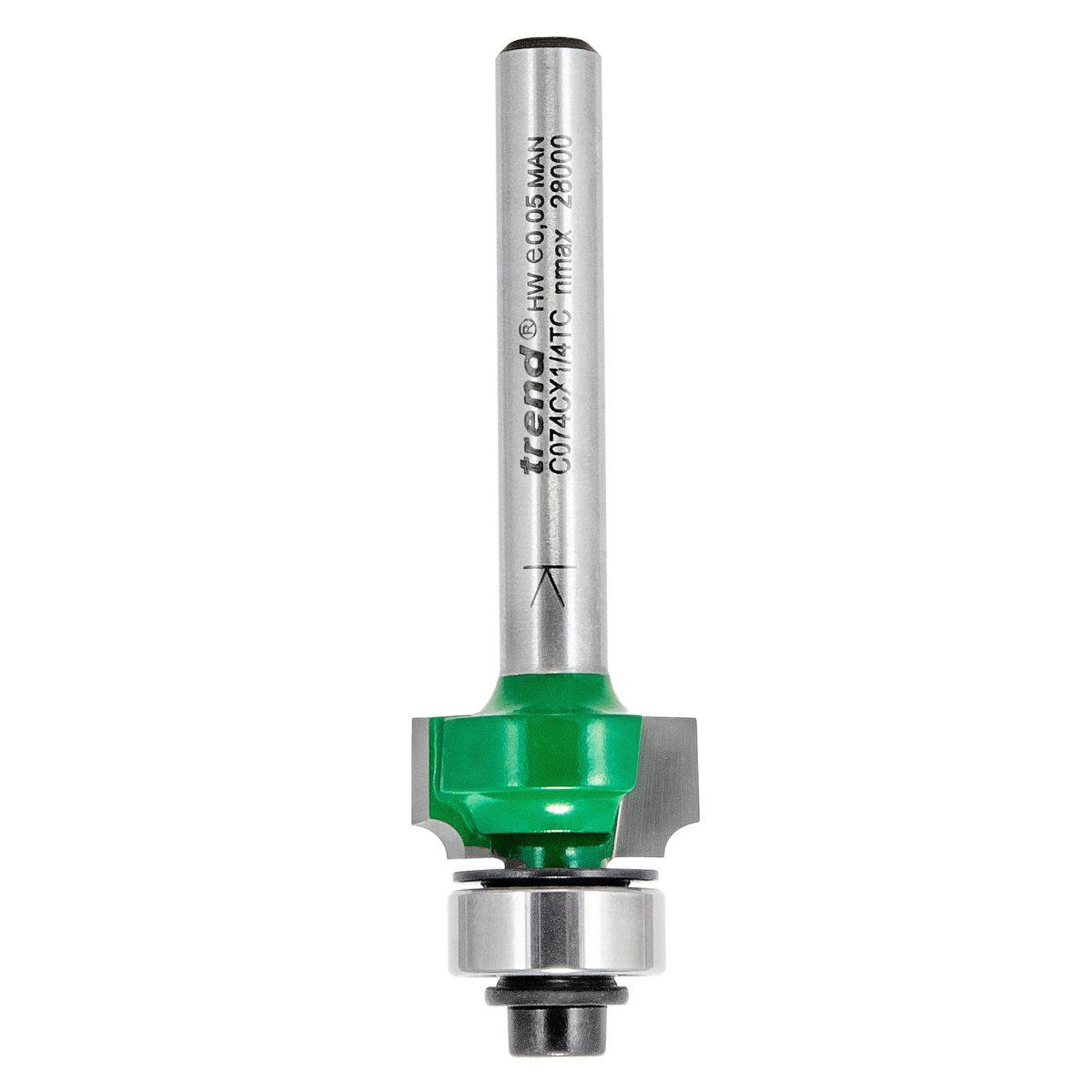 Trend C074BX1/4TC Rounding over 3.0mm radius x 9.5mm cut - MSS Tools