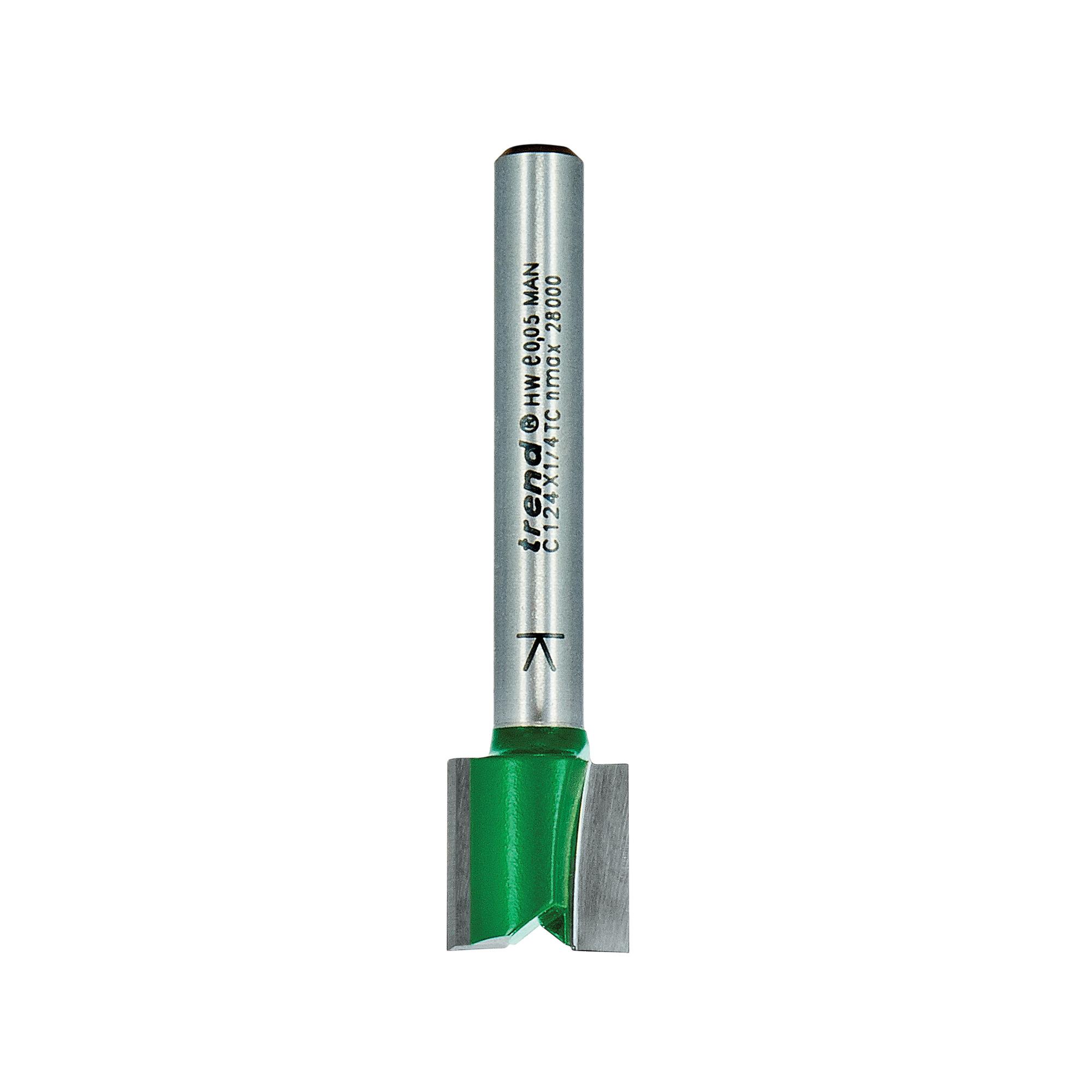 c124x1_4tc_2d1 Trend C124X1/4TC Straight 12.7mm diameter x 12.7mm cut - Image 1