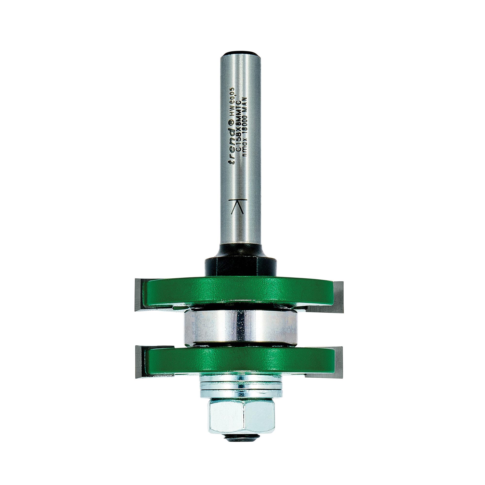 c158x8mmtc_2d1 Trend C158X8MMTC Tongue and groover set 41mm diameter - Image 1