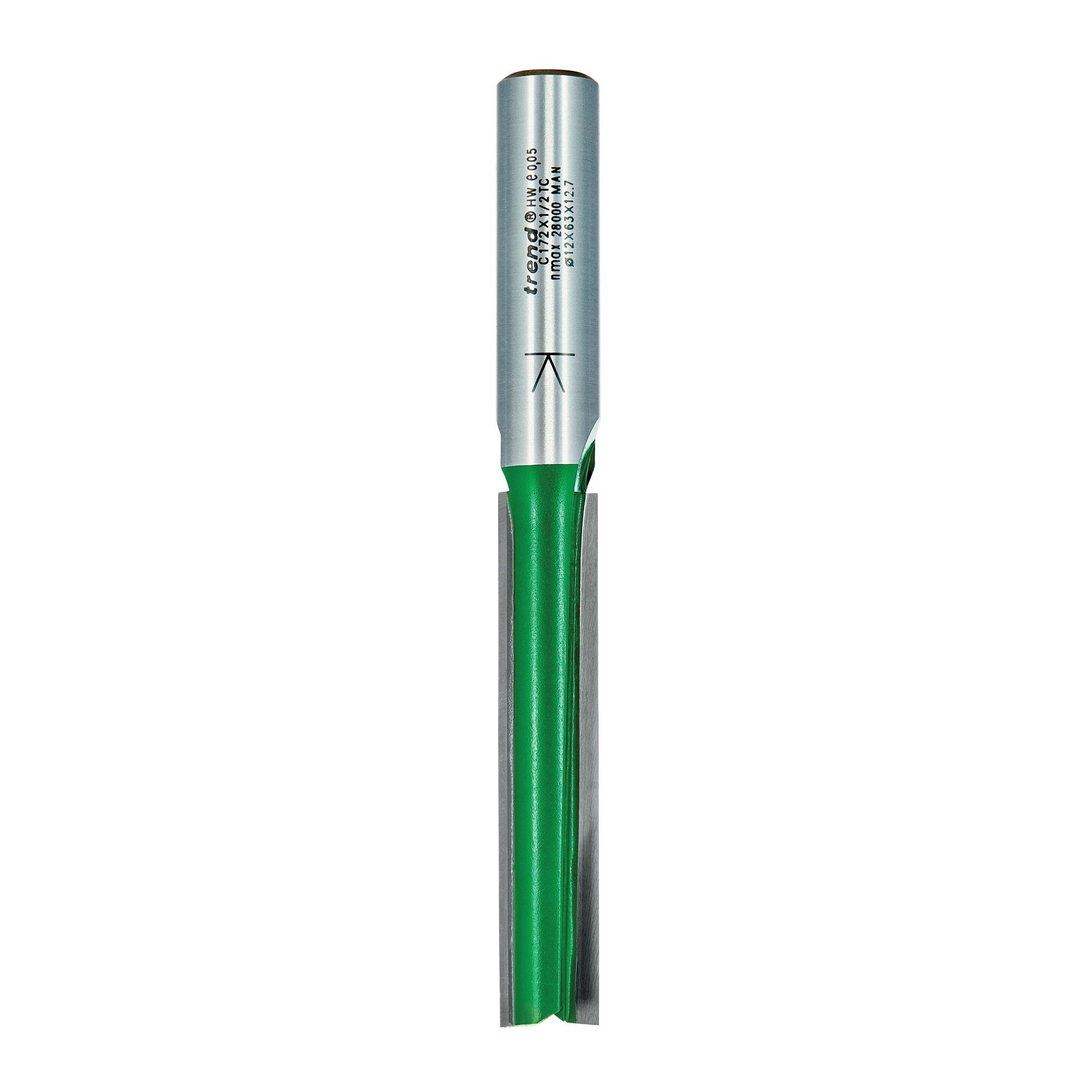 c172x1_2tc_2d1 Trend C172X1/2TC 12mm x 63mm 1/2in shank router cutter bit for use with Trend Lock Jigs - Image 1