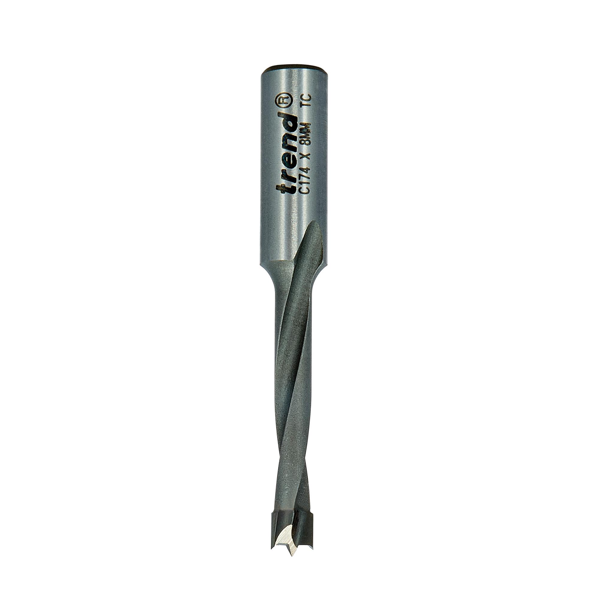 c174x8mmtc_2d1 Trend C174X8MMTC Dowel drill 5mm x 35mm cut - Image 1