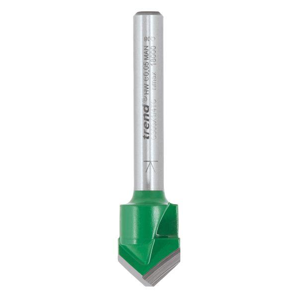 Trend C300X1/4TC 1/4" Alucobond 45 Degrees V Groove 13mm dia x 10mm cut depth